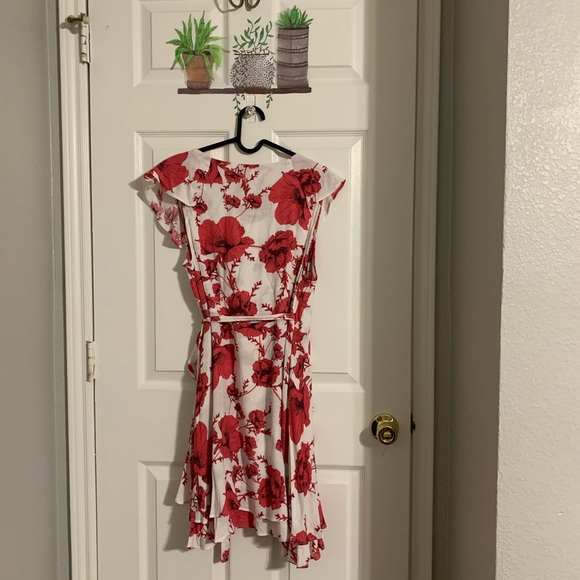 NWT FP French Quarter Print Wrap mini Dress - Picture 13 of 15